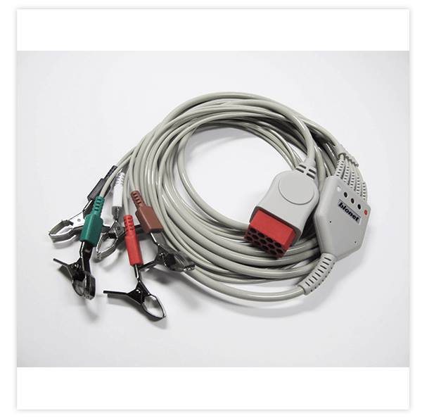 5 Leads ECG Cable